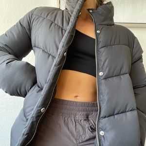 Express black puffy jacket!